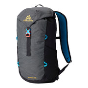 Gregory Nano 16L Unisex Day Hiking Backpack with Breathable Backpanel, Hydration Port, Techno Black, 111497