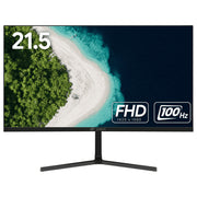 CRUA CRUA-22FHD-100Hz 22 Inch Full HD 1080p Computer Monitor, Black