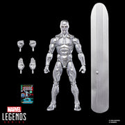Hasbro Marvel Legends Silver Surfer 6-Inch Collectible Action Figure with Comic-Inspired Design, 20+ Articulation Points, Multiple Hands, Comic Book Accessory, G0815