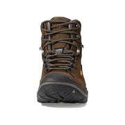 KEEN 1020218 Durand II Mid Waterproof Hiking Boots for Men - Cascade Brown/Gargoyle - 9M