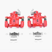 PowerStop Performance Upgrade Rear Brake Calipers, Red Powder Coated, Fits Nissan Sentra 2000-2001 2004-2006 and Infiniti G20 1999-2001, S2626