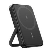 Anker MagGo Magnetic Battery Pack, 5,000mAh, 7.5W Wireless Charger with Foldable Stand, Black