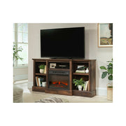 Sauder 443347 Fireplace TV Stand, Walnut