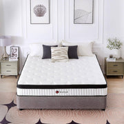 VK Queen Hybrid Mattress, 10 Inch, Memory Foam with Pocket Springs, Medium Firm, Breathable Cover, CertiPUR-US Certified