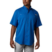 Columbia Tamiami II Short-Sleeve Button-Down Shirt - Vivid Blue - L