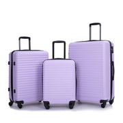 Travelhouse TH2085LP 1 Piece Hardside Luggage Set Hardshell Lightweight Suitcase with TSA Lock Spinner Wheels 20in24in28in, Light Purple