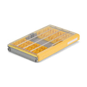 Plano EDGE 3700 Jerkbait Fishing Tackle Storage Box, Clear Polycarbonate Lid, Rust Prevention, Watertight Seal, 14 in L x 9 in W x 1.88 in H