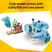 LEGO Creator 3 in 1 Sea Animals Building Toy, 542 Pieces, Multicolor, 6585561