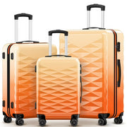 Gowill W-ABS-12 3-Piece ABS+PC Luggage Set with Wheels and TSA Lock 20