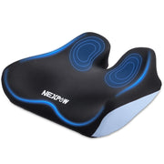 Nexpow Car Seat Cushion, Extra Large Memory Foam, Ergonomic U-Shaped Design, Non-Slip, Washable Cover, Black, MJC053
