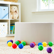 Play Day 100 Multi-Colored Plastic Play Balls, 2.5 in Diameter, Ages 1 Year and Up