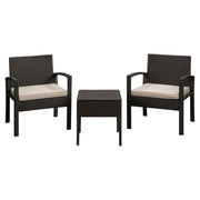 Balkene Home Bern Wicker 3-Piece Conversation Set