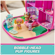 Spin Master Paw Patrol Skye's World Pupcation Rescue Set with Skye, Liberty, Everest Figures, 12-Inch Fabric RV Camper, Interactive Rescue Accessories