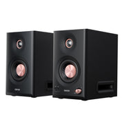 Edifier MR5 2.0 Studio Monitor Bookshelf Speakers, 110W RMS, Hi-Res Audio, Bluetooth 6.0, 3-Way Active Crossover, Room Acoustic Tuning, XLR/TRS/RCA Inputs, Black