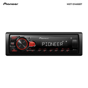 Pioneer MXT-S1466BT Car Audio Stereo Bundle, Bluetooth Head Unit Receiver with Hands-Free Calling, USB Charging, AM/FM Radio, Four 6.5-Inch 4-Ohm Speakers, 50W x 4 RMS