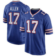 Football Shop Men's Buffalo Bills Josh Allen 17 Game Player Jersey - Royal - Medium