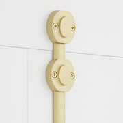Signature Hardware Odette 72 Inch Tall Window Cremone Security Bolt, Polished Nickel, Solid Brass