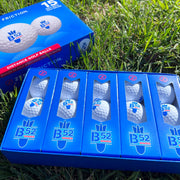 Zero Friction B52 Distance Golf Balls, 15 Count, White, 85 Compression, 2-Piece Construction, Includes Turf Tees, GB35001