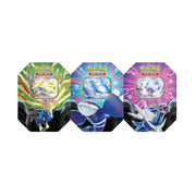Pokemon Azure Legends Tin Trading Card Game Collector's Tin with Kyogre ex, Xerneas ex, or Dialga ex Foil Promo Card, 4 Booster Packs, Multicolor, 100-10128