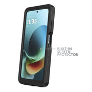 Body Glove Waterproof Tidal Phone Case, Slim Hard Shell, Black/Clear, Compatible with Motorola moto g PLAY 2026, 100144886