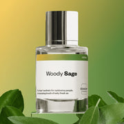 Dossier 94795446 Woody Sage Eau De Parfum Unisex Perfume, Coastal Scent with Fig and Grapefruit, Paraben-Free Vegan Spray, 1.7 fl oz