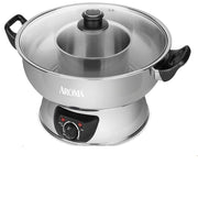 Aroma Housewares ASP-600 Stainless Steel Hot Pot, Silver
