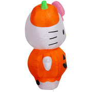 Gemmy Industries Halloween Airblown Yard Inflatables Hello Kitty in Pumpkin