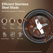 LINKChef CG-9230-US-LCWA Coffee Grinder, Spice Grinder with 4 Blades for Coffee Beans, Spice, Tea