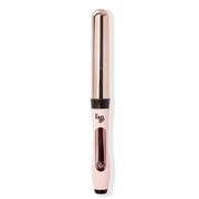 L'ange Hair Le Curl Titanium Curling Wand, 1.25-Inch Clip-Free Barrel, Pink, All Hair Types, Professional Styling Tool