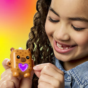 Nanomals Gabbybara Capybara Electronic Pet with Interactive Heart Meter, Multicolor, Includes 2 Outfits and Skateboard Accessory, G2668CU0