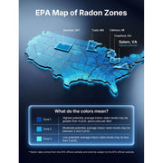 X-Sense Radon Gas Detector Monitor, Continuous Real-Time Testing, Lab-Grade Accuracy, Silent Operation, 2-Year Battery Life, XR0A-SR