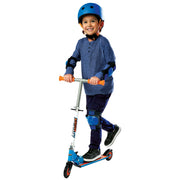 Adventure Force GBAF100M Folding Kids Scooter, Blue And Orange, Unisex