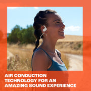 JBL SoundGear Sense Hybrid True Wireless Open-Ear Headphones with Detachable Neckband, JBL OpenSound Technology, IP54 Splash and Dust Resistant, 24 Hours Battery Life, White