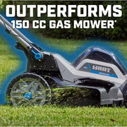 Hart HLPM111VNM 40-Volt Cordless Brushless 20-inch Dual Blade Self-Propelled Battery Mower Kit