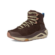 Hoka Kaha 3 GTX Hiking Shoes, Waterproof Nubuck Leather Upper, Vibram Megagrip Outsole, Walnut/Oyster Mushroom, Men's 11 Medium