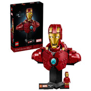 LEGO 76327 Marvel Iron Man MK4 Bust Building Kit for Adults 436 Pieces with Removable Minifigure and Adjustable Features