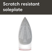 Reliable Velocity 270IR Steam Iron, Auto Control, Patented Dual-Chamber Steam System, Scratch-Resistant Anodized Aluminum Soleplate, 8 Heat Settings, Sensor Touch Technology, 1800W