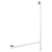 Signature Hardware SH439080WH Pop-Up Tub Drain with Swivel Head and Daisy Wheel Overflow - 1-5/16