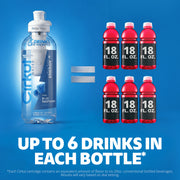 Cirkul GoSip Flavored Water Bottle with Blue Raspberry Flavor Cartridge, 18.3 Fl Oz, Plastic, Caffeine Enhanced