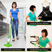 H2O Mop X5 Elite Basic 5-in-1 Steam Cleaning System, Dualblast Steam Mop Head, Chemical-Free, Lightweight, Adjustable Height, Multi-Surface Cleaner