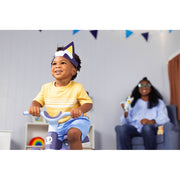Dynacraft 8031-56 Bluey 4-Wheel Balance Bike with Steel Frame, 6.5 in EVA Foam Tires, Blue, Ages 18 Months to 3 Years