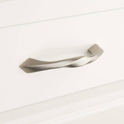 Powell Solid Brass Cabinet Pull - Brushed Nickel