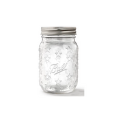 Ball 16oz Americana Regular Mouth Pint Jars with Lids, 8-Pack