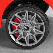 Best Choice Products Kids 12V Electric Ride-On Car, Officially Licensed Ford Mustang, Red or Black, 2 Speeds, Bluetooth, Parental Remote Control, LED Lights