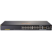 HPE Aruba 2930M 24-Port Gigabit PoE+ Managed Network Switch, 1 Slot, Layer 3, Rack-Mountable, JL320A