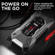 Schumacher Electric SL1648 Rugged Lithium Portable Power Pack, 1250A Jump Starter, USB Charger, LED Flashlight for Car, SUV, Truck, Marine Batteries