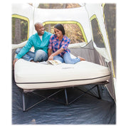 Coleman Queen Airbed Cot with Side Tables and 4D Battery Pump
