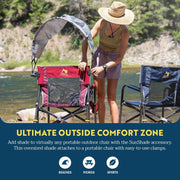 GCI Outdoor Portable Sunshade Accessory - Mercury Gray