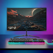 Acer Nitro Curved Gaming Monitor, 27in Full HD 1920x1080, 1500R Curvature, AMD FreeSync Premium, 240Hz Refresh Rate, 1ms Response Time, Black, ED270 W0biip