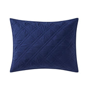 Mainstays Blue Emmett Plaid Microfiber Quilt, Full/Queen